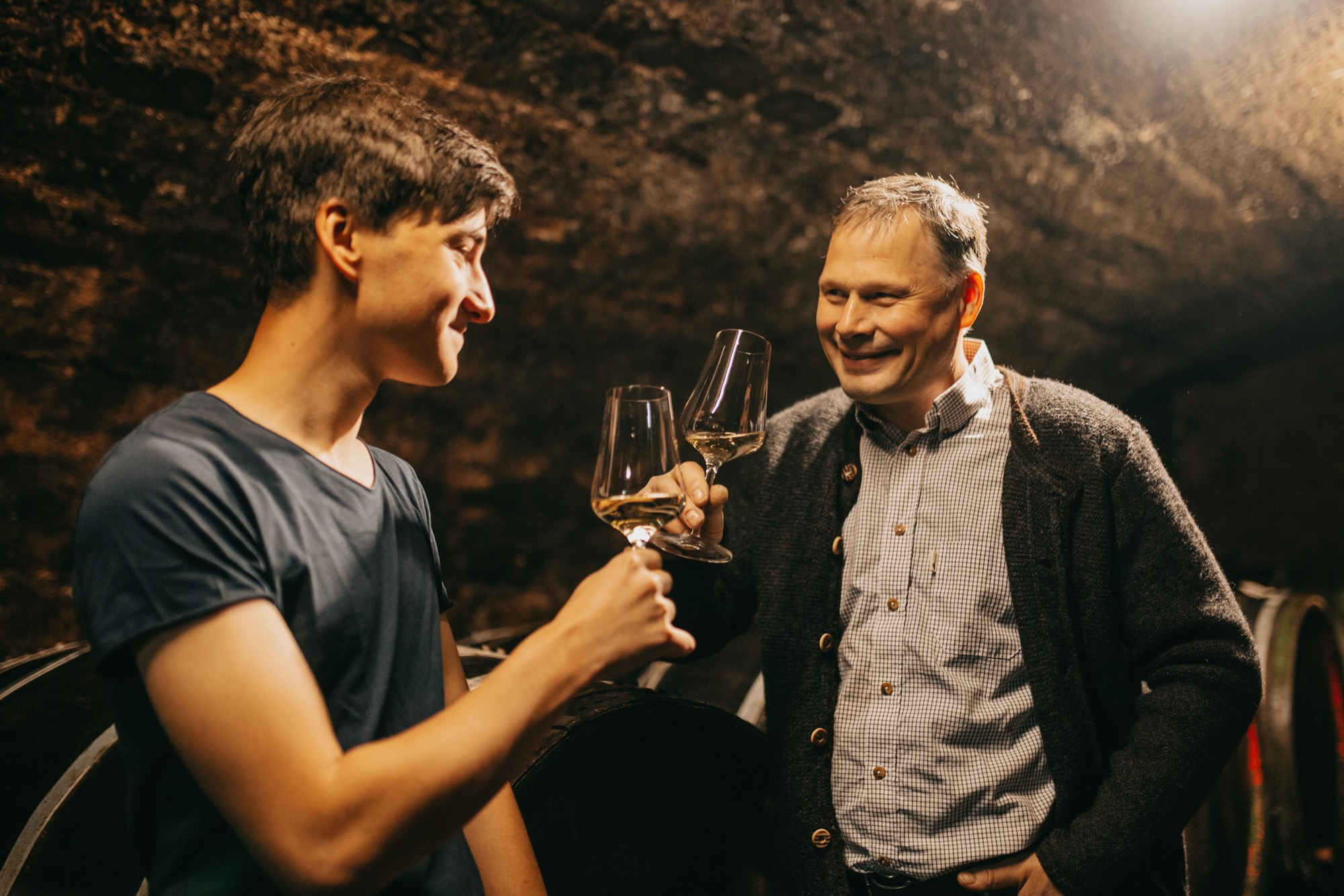 Weinverkostung im Weingut Martin Müllen in Traben-Trarbach